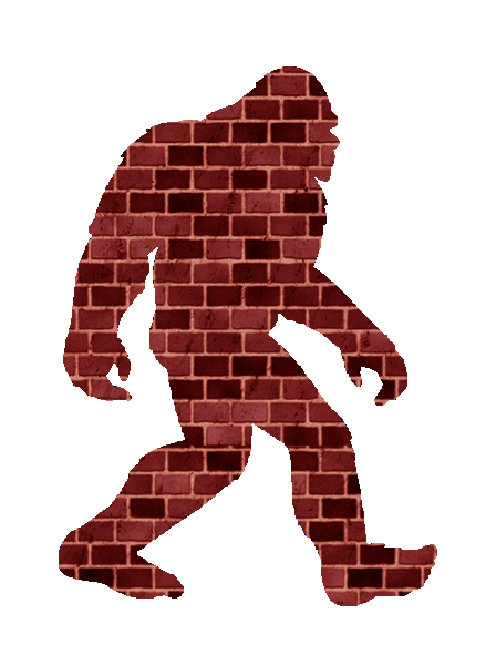 Bigfoot Brick Wall | Free Images - vector clip art ...