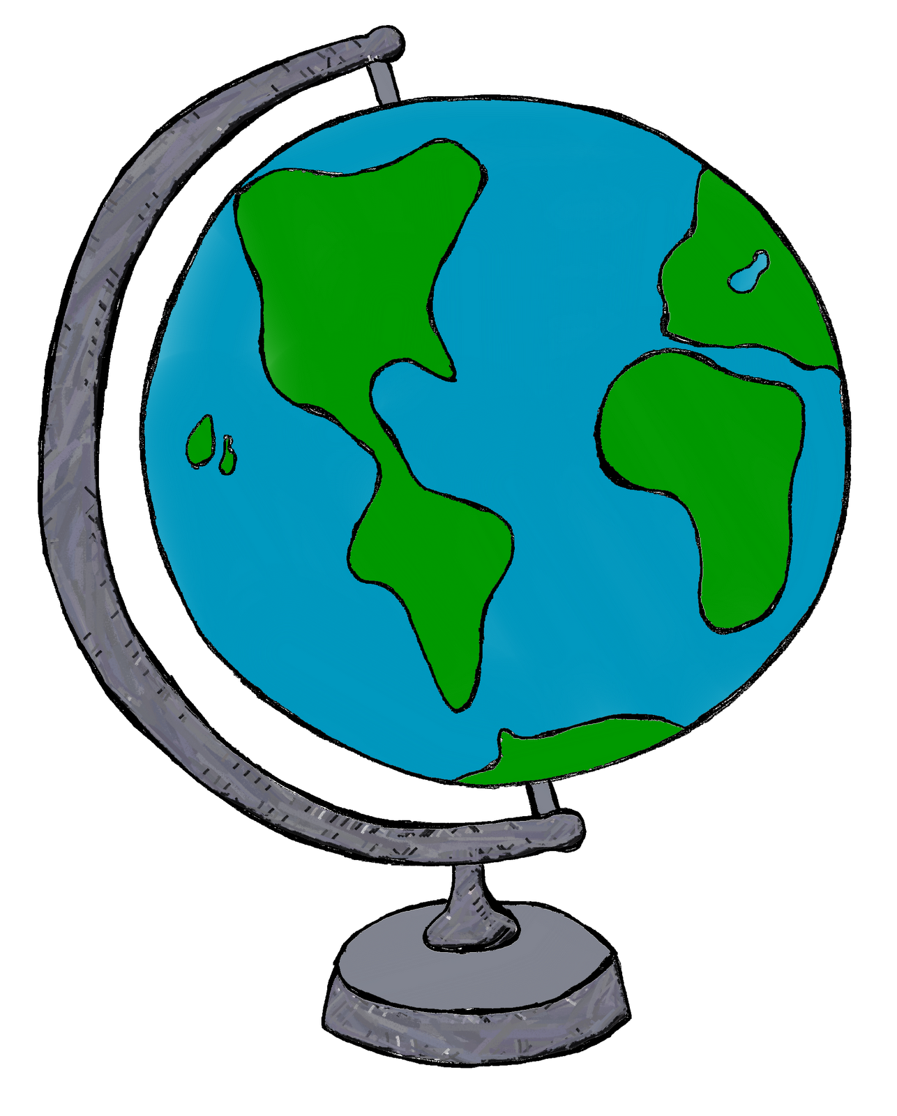 World Globe Clipart - Tumundografico