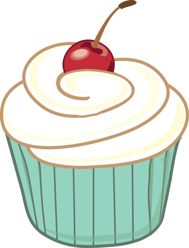 Cupcakes on clip art cupcake and cartoon cupcakes - Clipartix