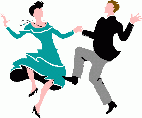 Swing dance clipart