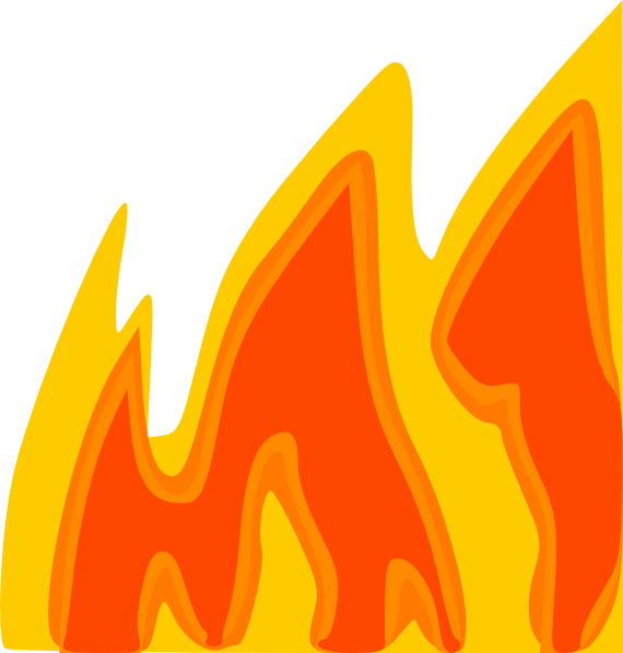 Cartoon Fire Border - Free Clipart Images