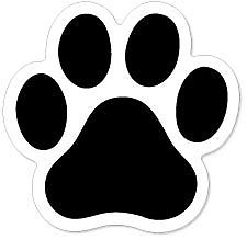 Husky paw clip art