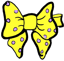 Hair bow clip art