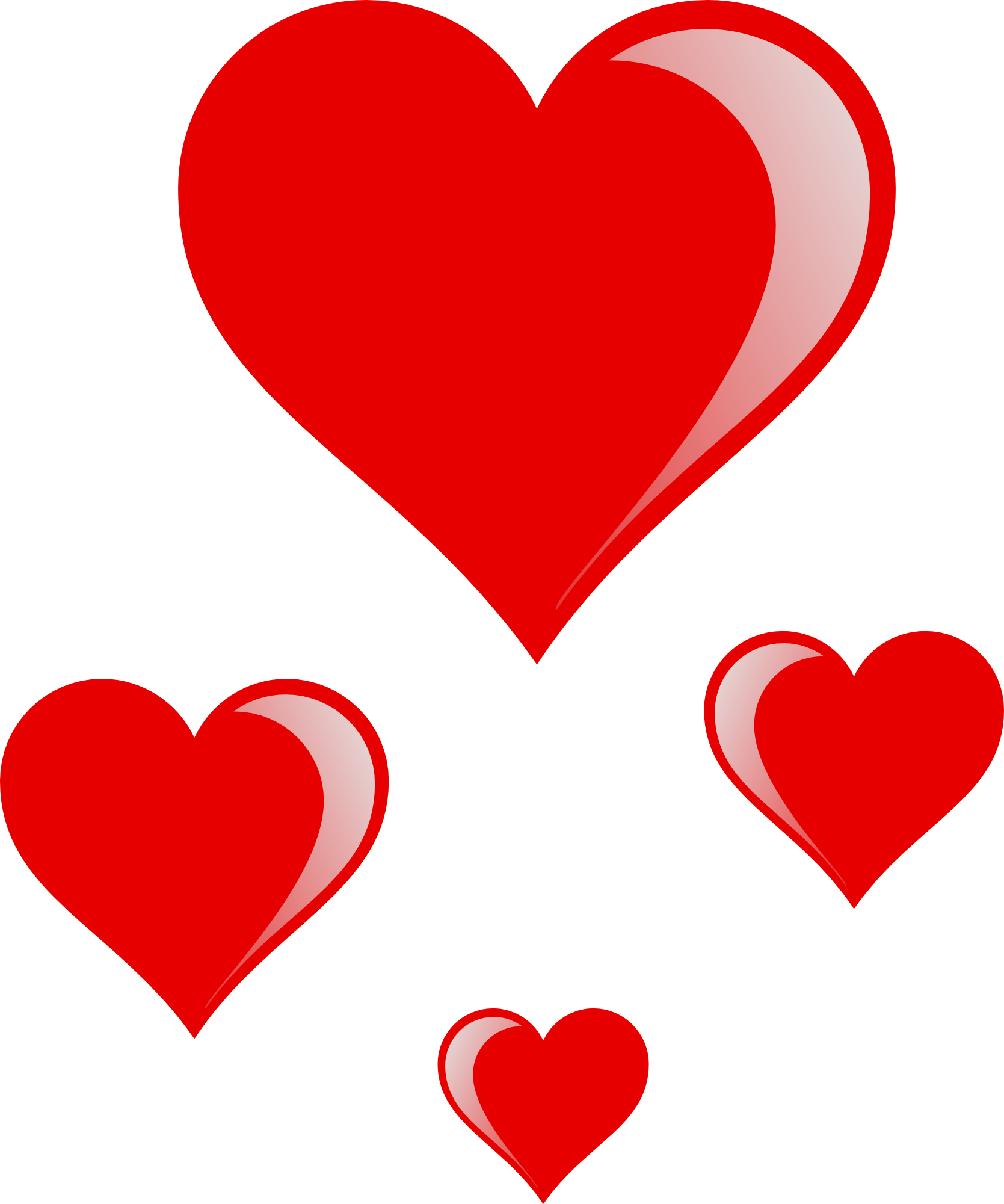 Best Hearts Valentine's Clipart #24619 - Clipartion.com