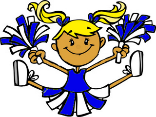 Cheerleader clip art free