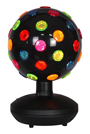 Trident Low Voltage Table Top Disco Ball, Black, including 1 x 10W ...