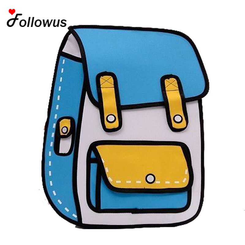 Online Buy Wholesale 3d cartoon backpack from China 3d cartoon ...