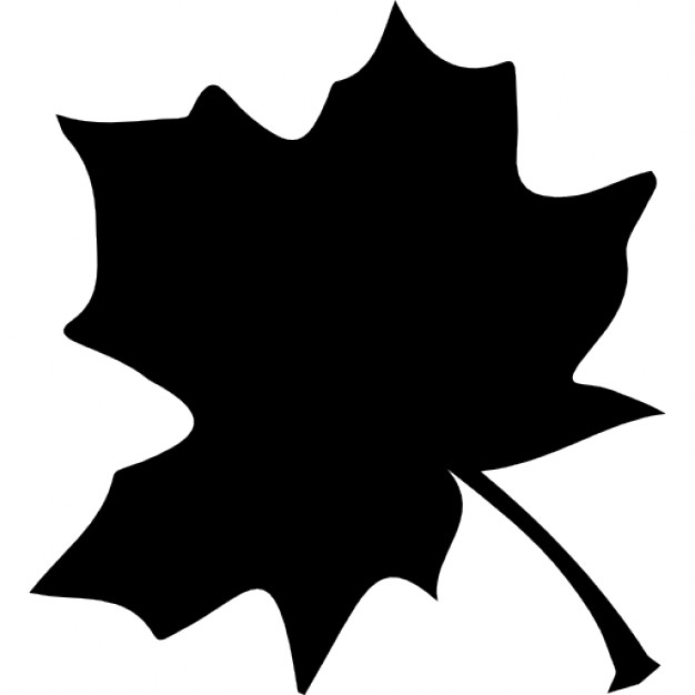 Tree black leaf shape Icons | Free Download