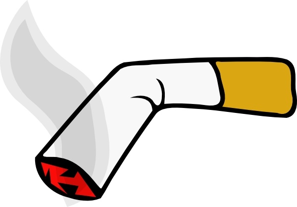 Free clipart cigarette smoking