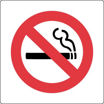 Smoking Control Sign - No Smoking Symbol | Stonehouse Signs