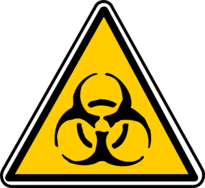 Warning - Bio-hazard clip art - vector clip art online, royalty ...
