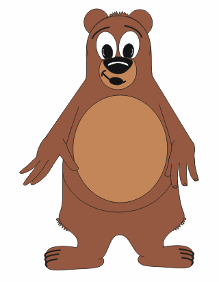 VikkiOlds.com - - Tutorials - CorelDraw - Cartoon Bear