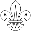 WikiProject Scouting fleur-de-lis outline.svg