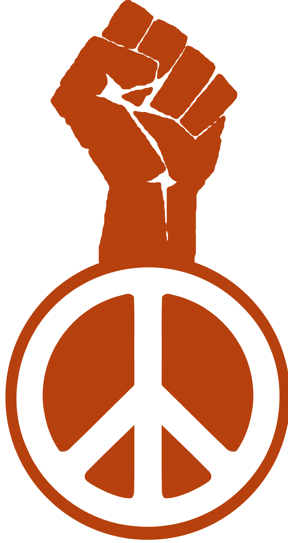 Fight the Power Occupy Wall Street Peace Fist Groovy Peace Symbol ...