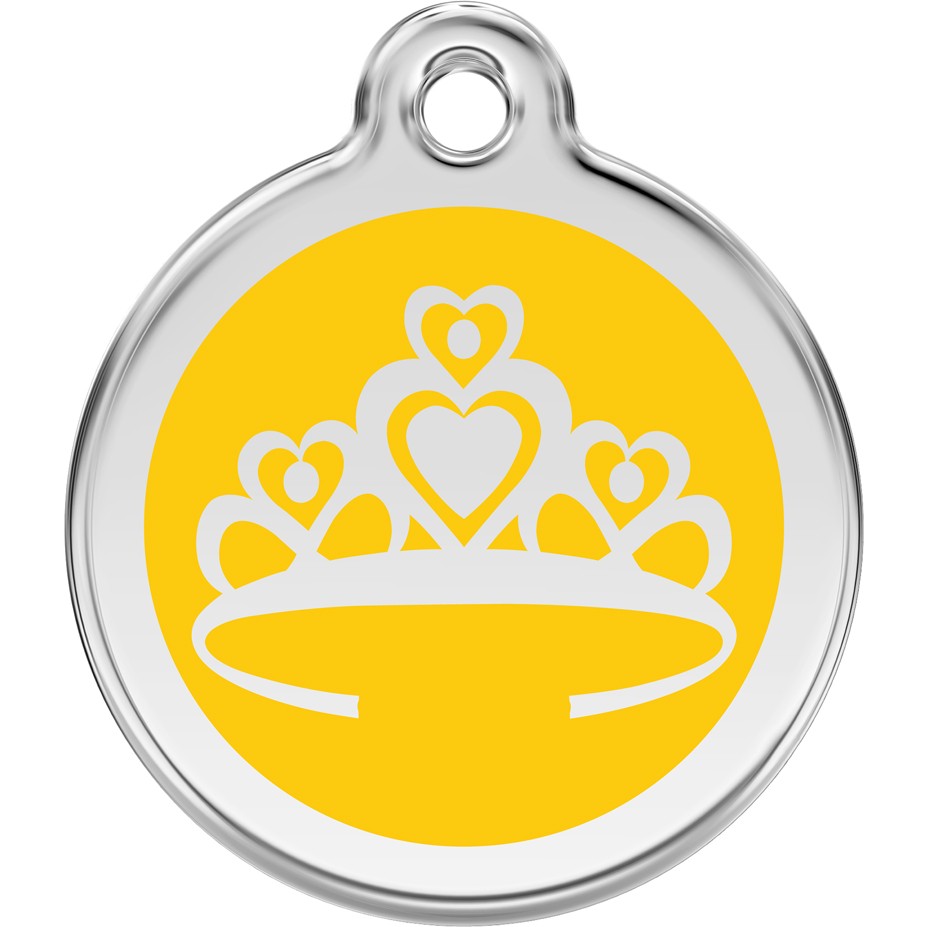 Personalized Pet Tag | Red Dingo | Princess Crown Dog ID Tag : Hip ...