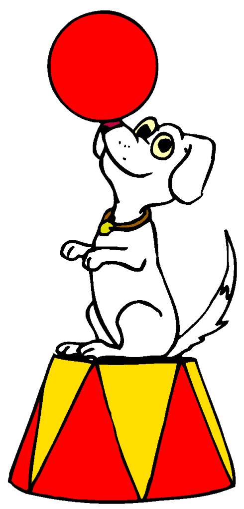 Circus Seal Clipart