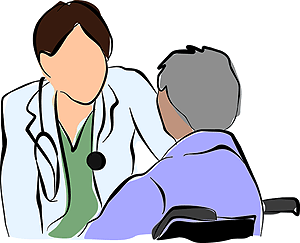 Nursing Home Patient Clipart