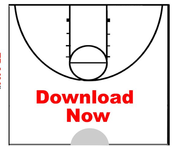 Half Basketball Court ClipArt Best