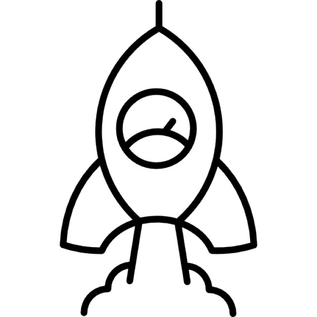 Spaceship Outline - ClipArt Best