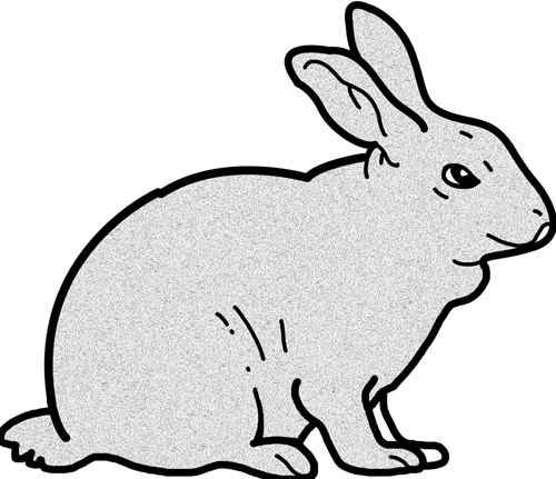 Picture of rabbit clipart