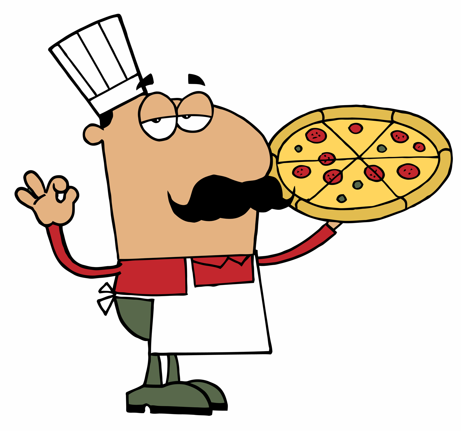 Pizza cartoon clipart