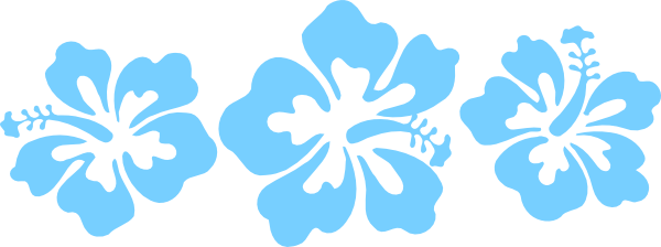 Blue Hibiscus Clipart