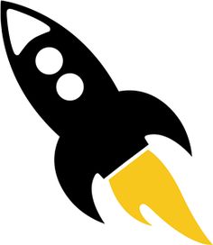 Flying Rocket Stencil - ClipArt Best