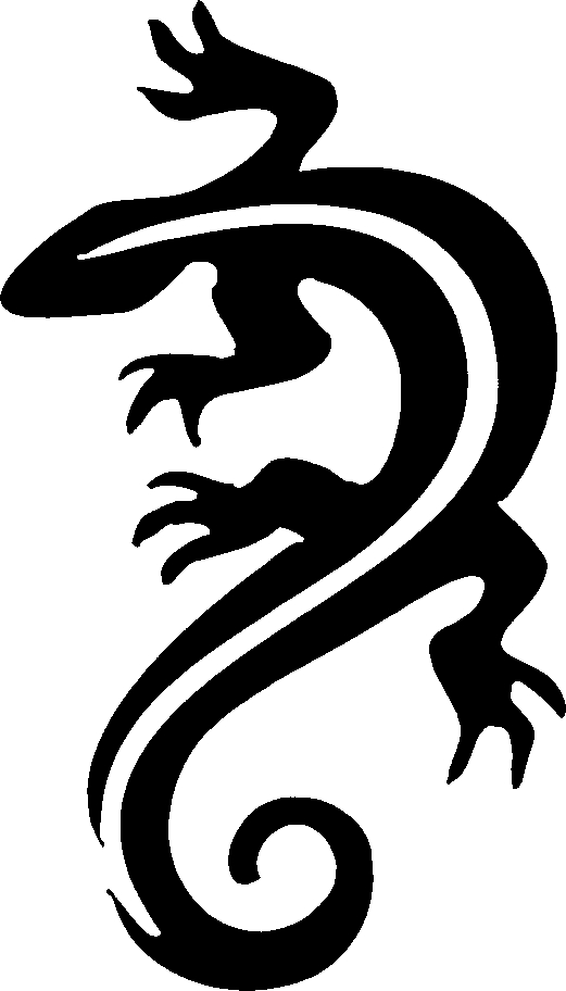 Lizard Stencil
