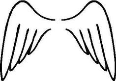 Wings Outline - ClipArt Best