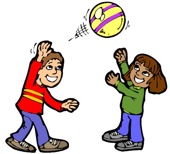 Children playing with toys clipart