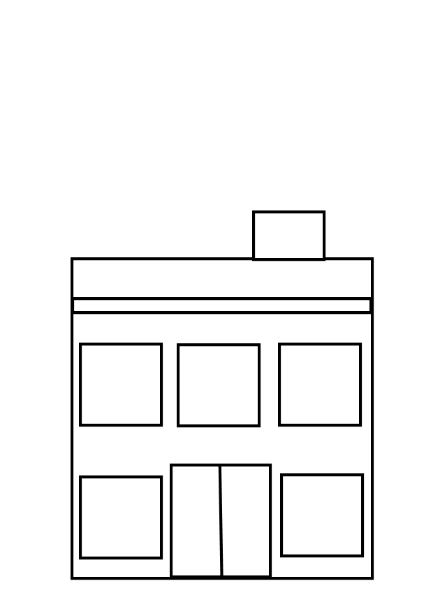 Image of school building clipart black and white clipart - Clipartix