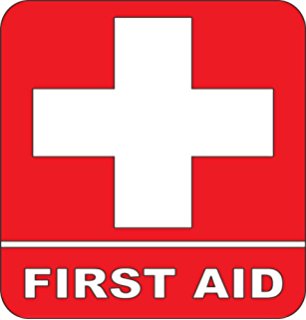 Amazon.com: First aid Kit Emergency Symbol Logo sticker Picture ...