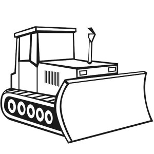 Drawing Bulldozer Coloring Page: Drawing Bulldozer Coloring Page ...