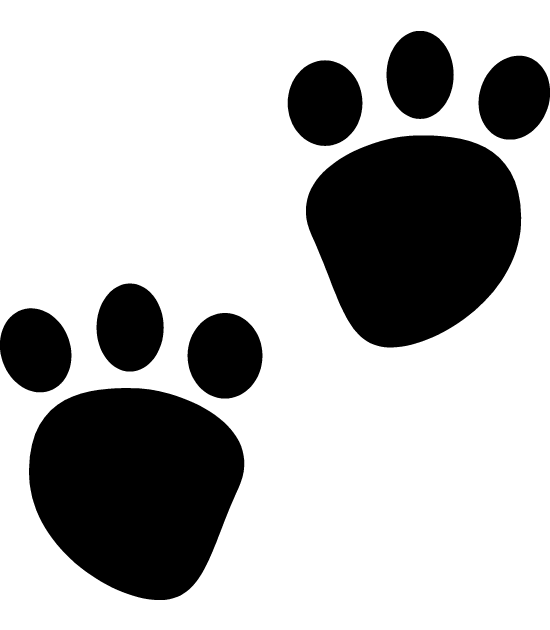 Dog paw print stamps dog dog paw prints dog clip art clipartcow 2 ...