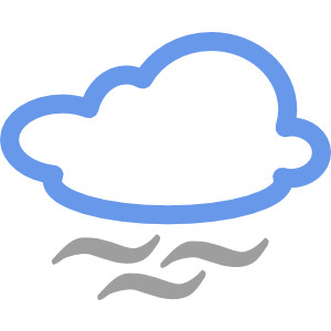 fog weather station symbol