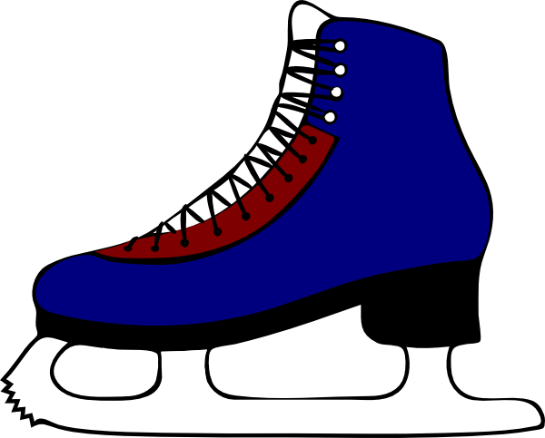 Ice Hockey Skates Clipart