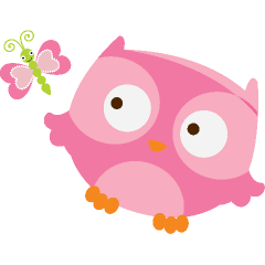 Pink Owl Clipart - Free Clipart Images