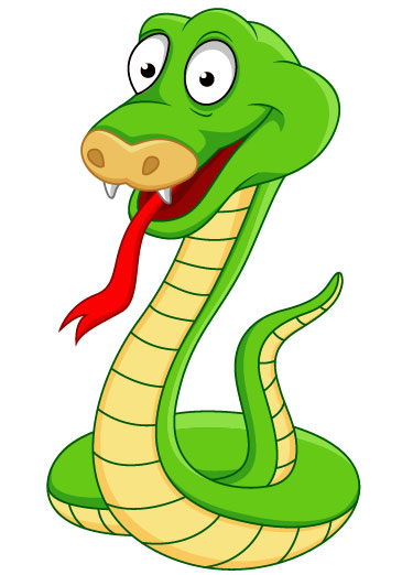 Elements of Funny cartoon Cobra vector 05 - Vector Animal, Vector ...