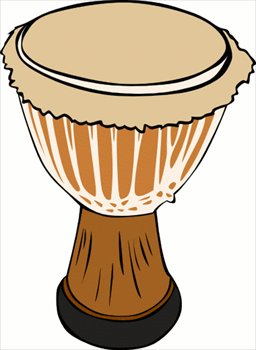 African drum clip art