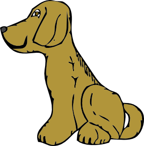 Sitting dog clipart png