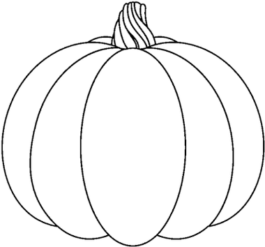Pumpkin clipart png black and white