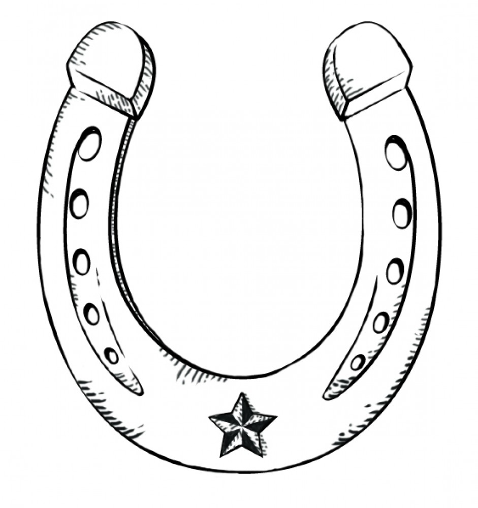 Drawing Of Horseshoes | Free Download Clip Art | Free Clip Art ...
