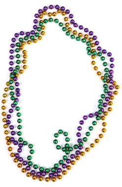 Mardi Gras Beads Clipart