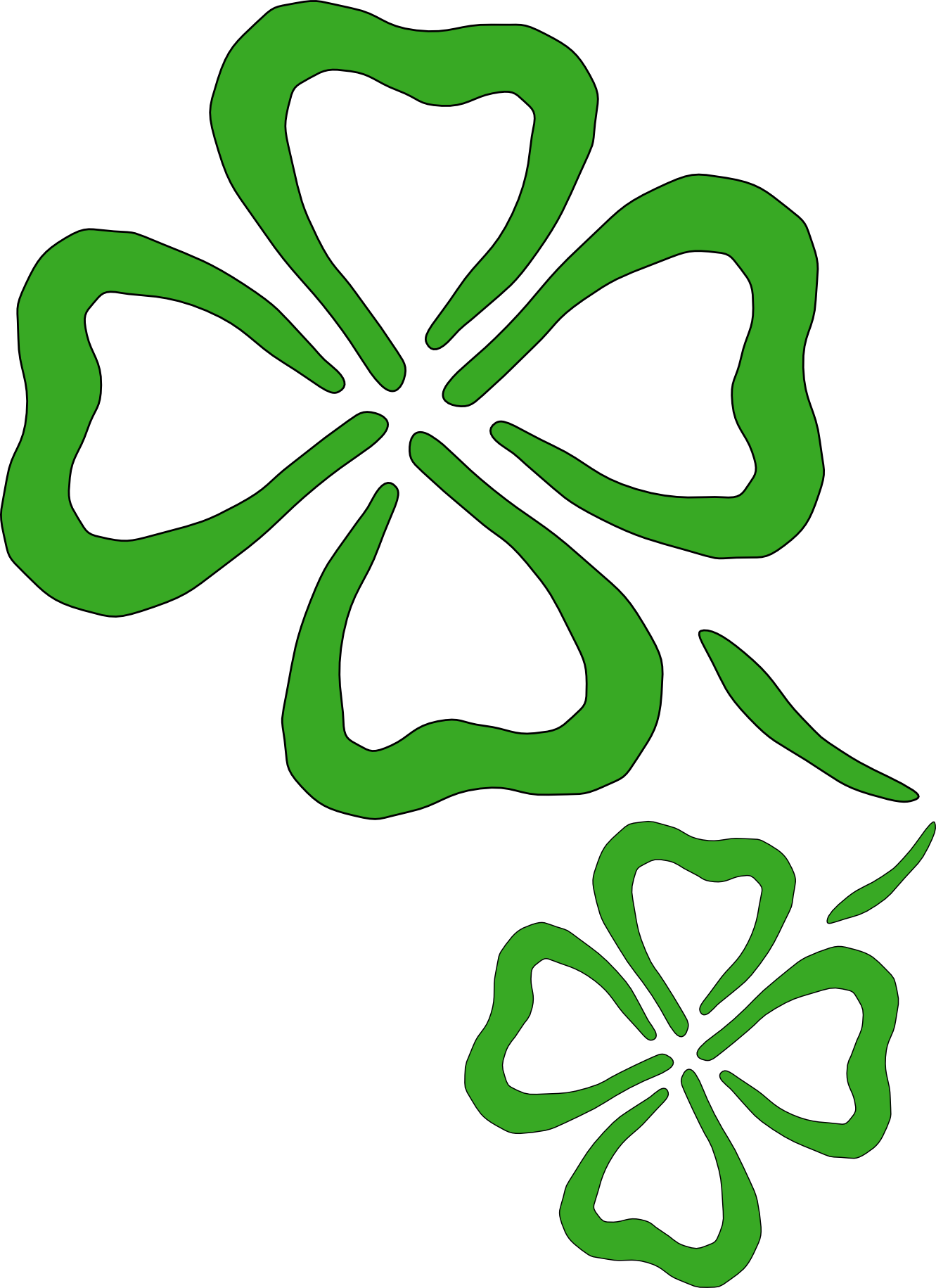 Free shamrock clip art border free clipart images clipartix 2 ...