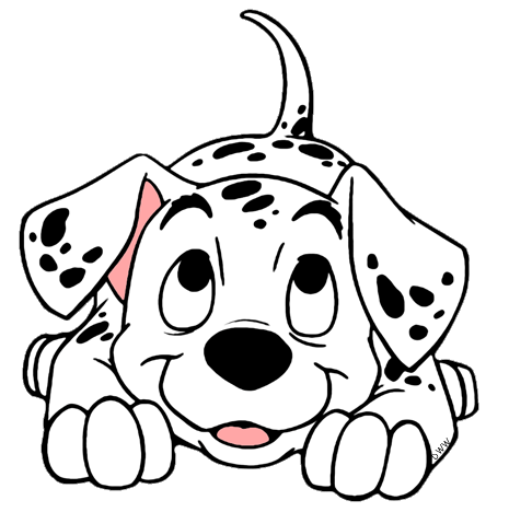 101 Dalmatians Puppies Clip Art Images 6 | Disney Clip Art Galore