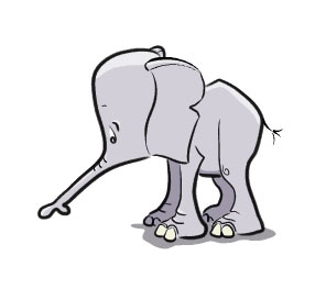 Drawn Elephant - ClipArt Best