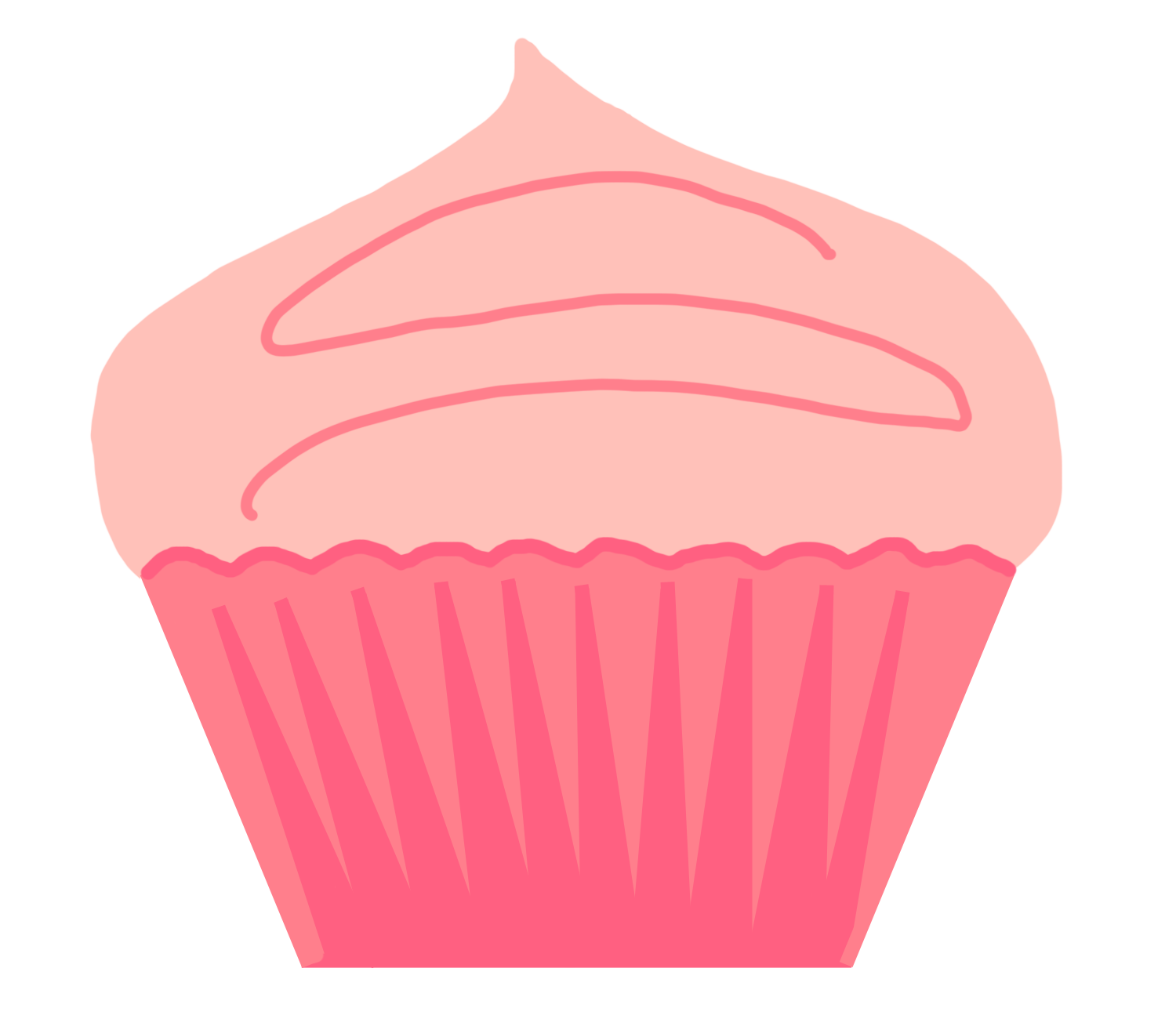 Cupcake Clip Art Silhouette - Free Clipart Images