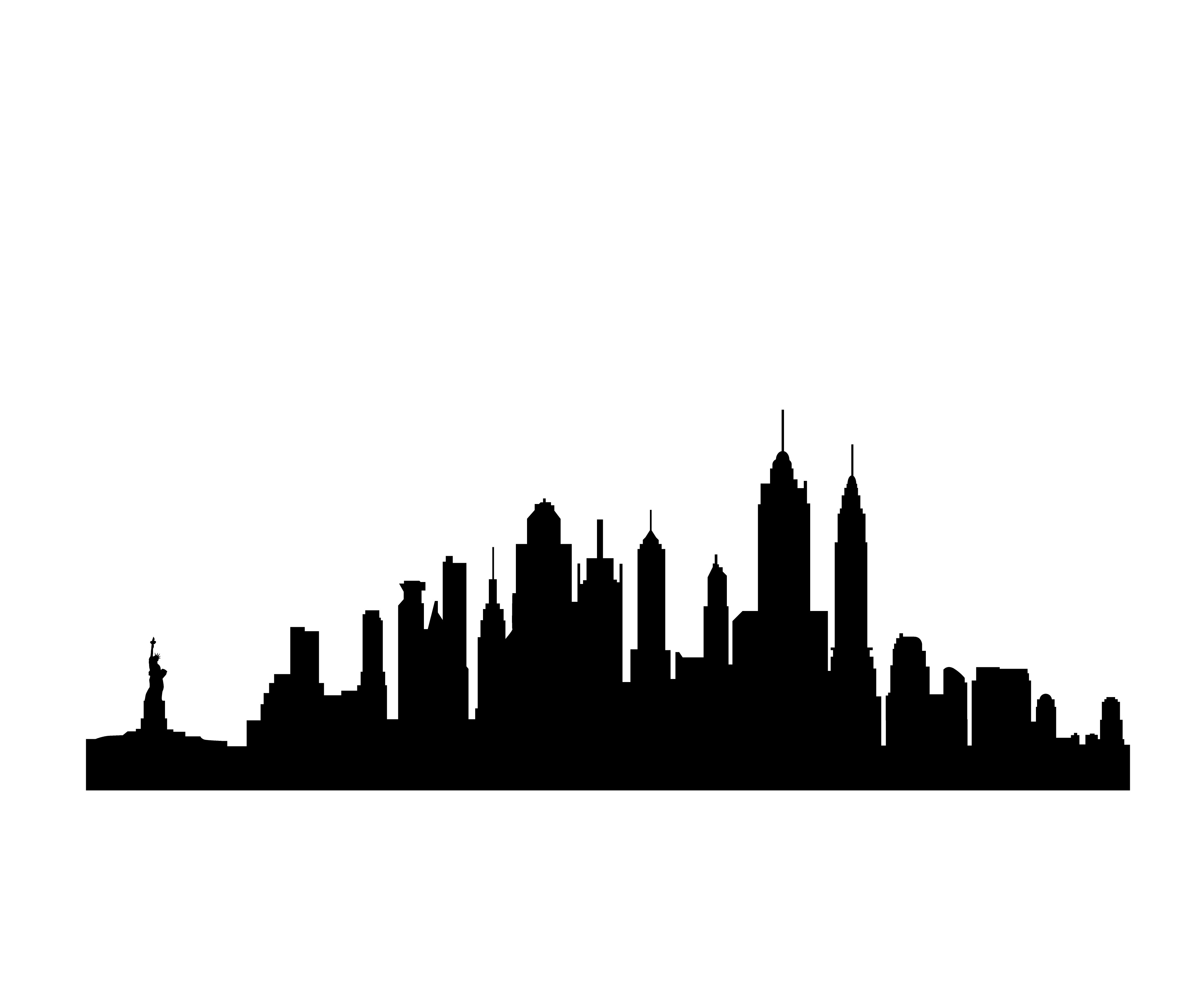 New york skyline clipart free - ClipartFox