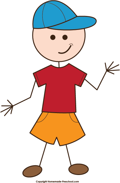 Funny Stick People Clipart