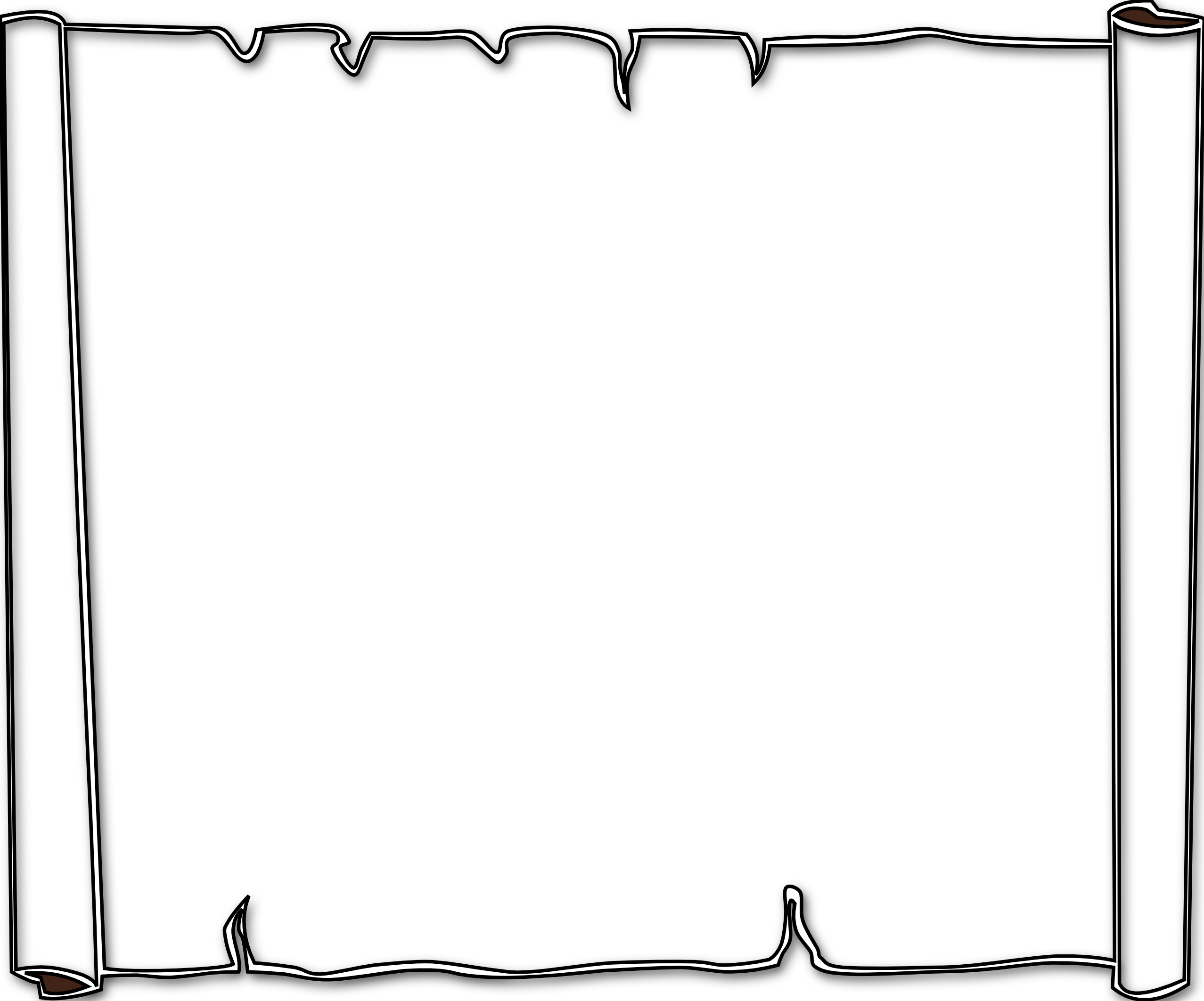 Parchment background black and white clipart
